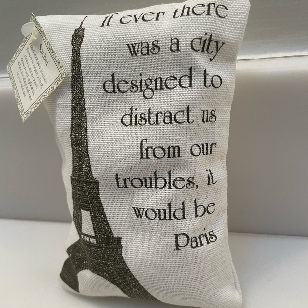 Paris Sachet Pillow Eiffel Tower Lavender Scent small